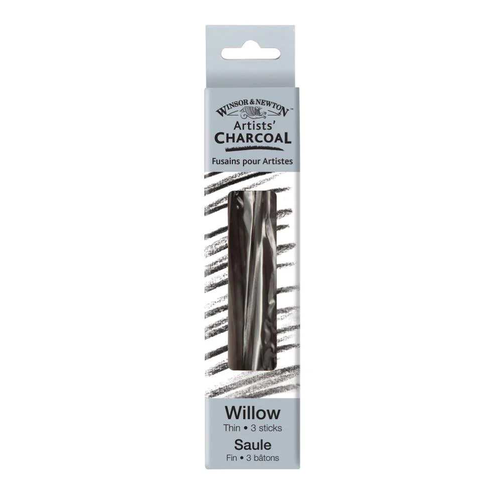 Artists' Willow Charcoal - Thin 3 Sticks