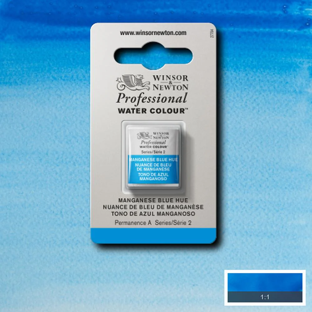 Professional Watercolour - Manganese Blue Hue
