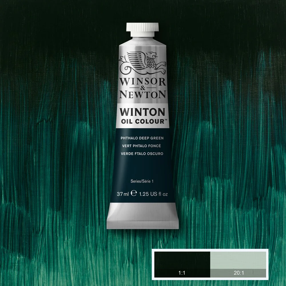 Winton Oil Colour - Phthalo Deep Green