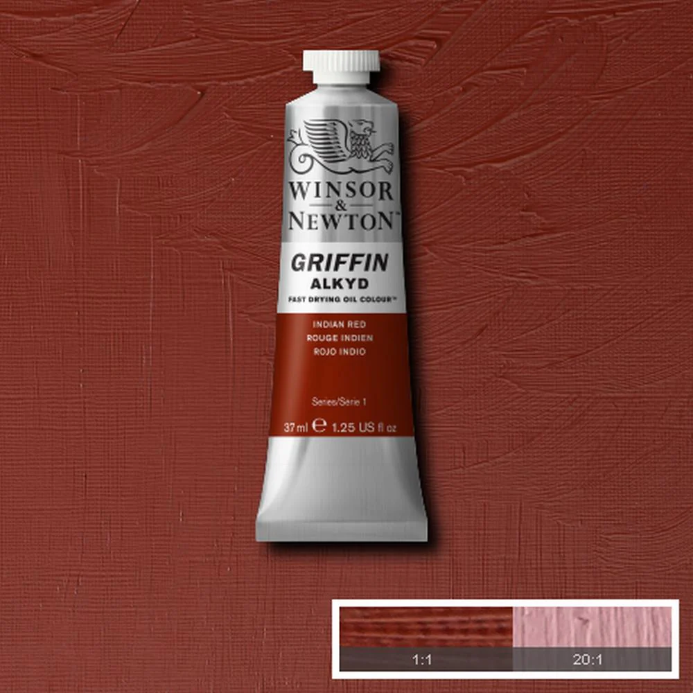 Griffin Alkyd Fast Drying Oil Colour - Indian Red