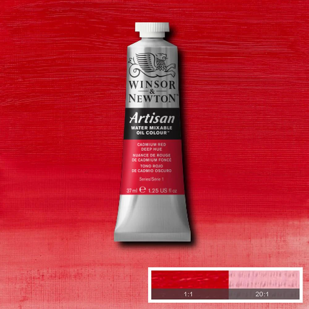 Artisan Water Mixable Oil - Cadmium Red Deep Hue