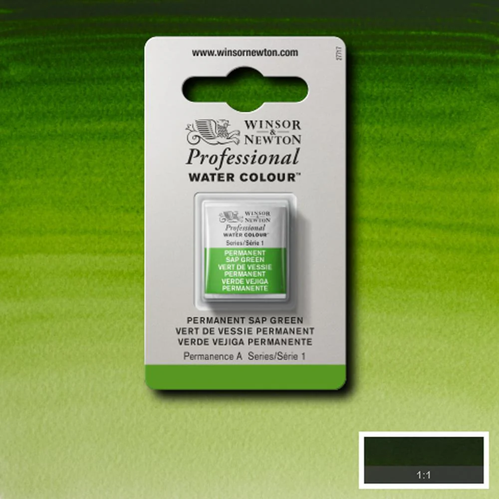 Professional Watercolour - Permanent Sap Green