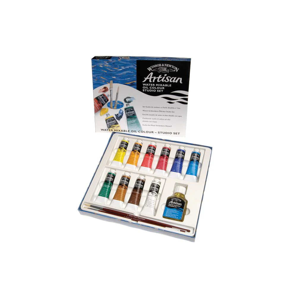 Artisan Water Mixable Oil Colour Studio Set - 10x37ml Tubes