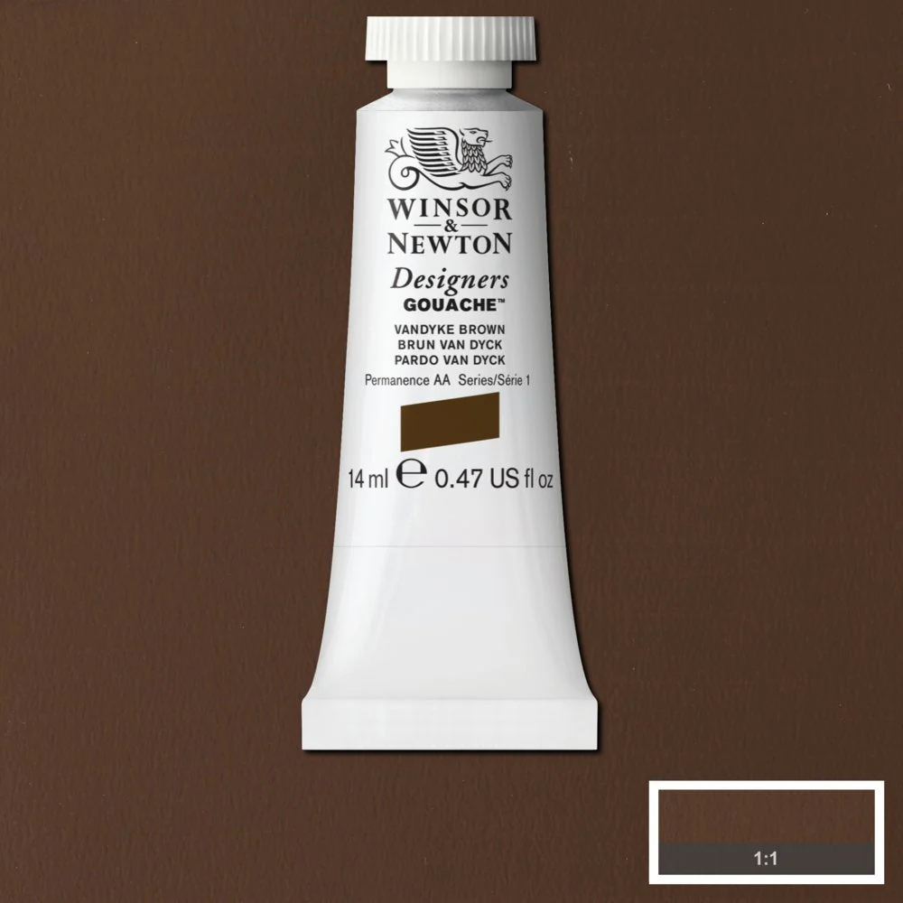 Designers Gouache - Vandyke Brown