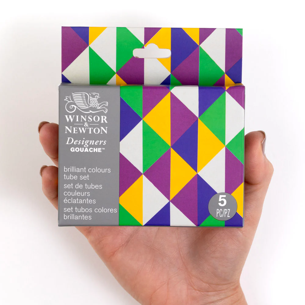 Designers Gouache Brilliant Set 5x14ml Tubes