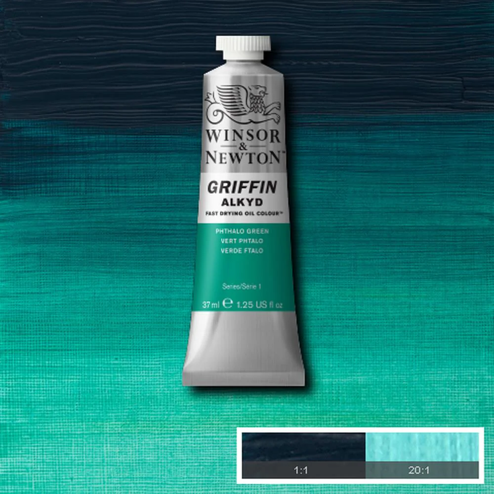 Griffin Alkyd Fast Drying Oil Colour - Phthalo Green