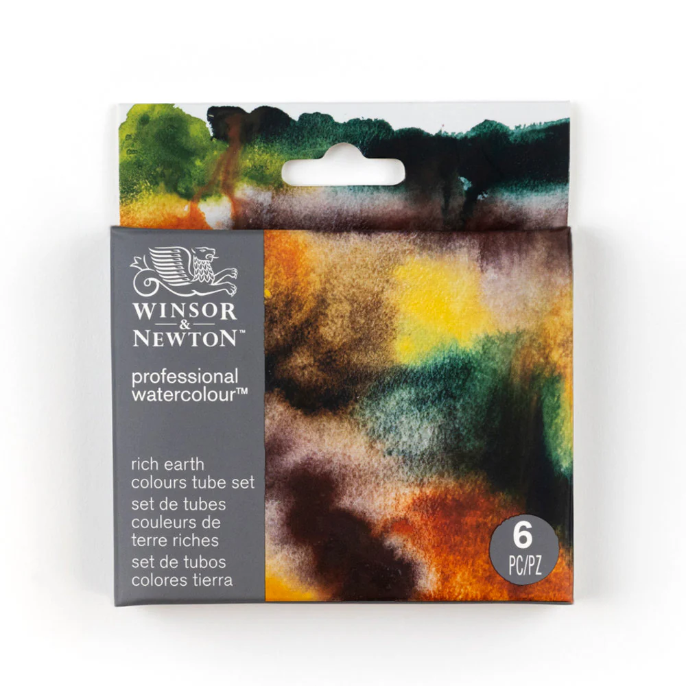 Professional Watercolour Rich Earth Set 6x5ml Tubes