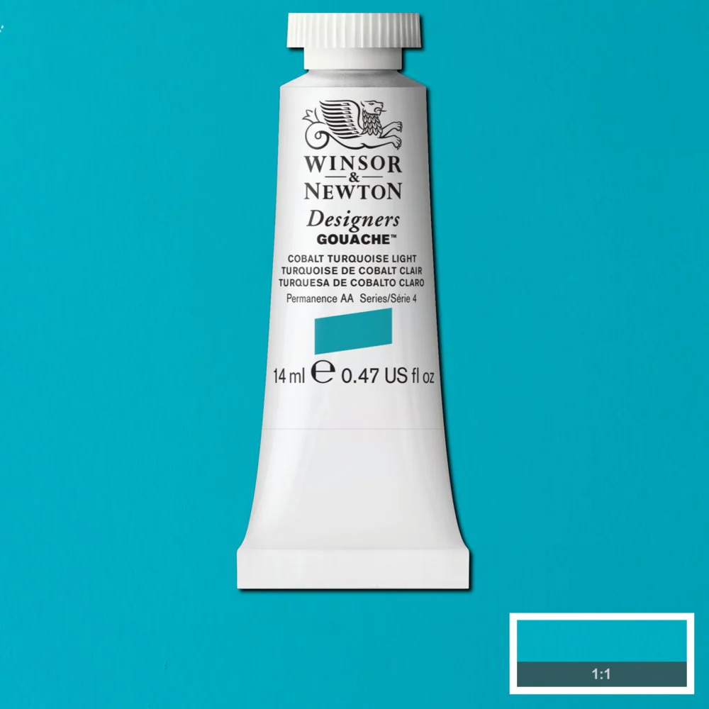 Designers Gouache - Cobalt Turquoise Light