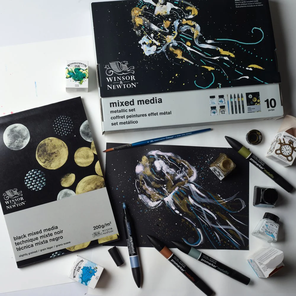 Mixed Media Set - Metallic