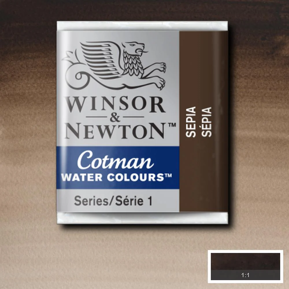 Cotman Watercolour - Sepia