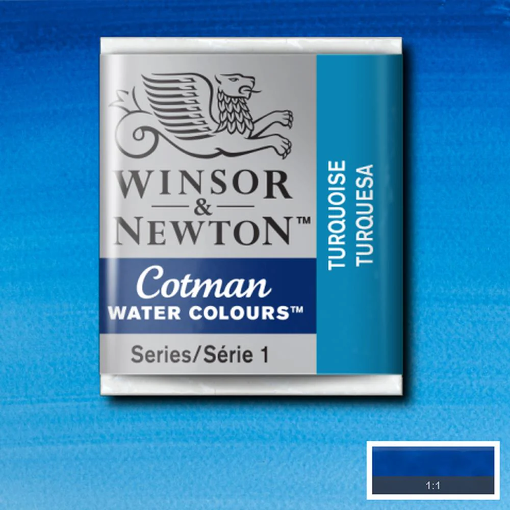 Cotman Watercolour - Turquoise
