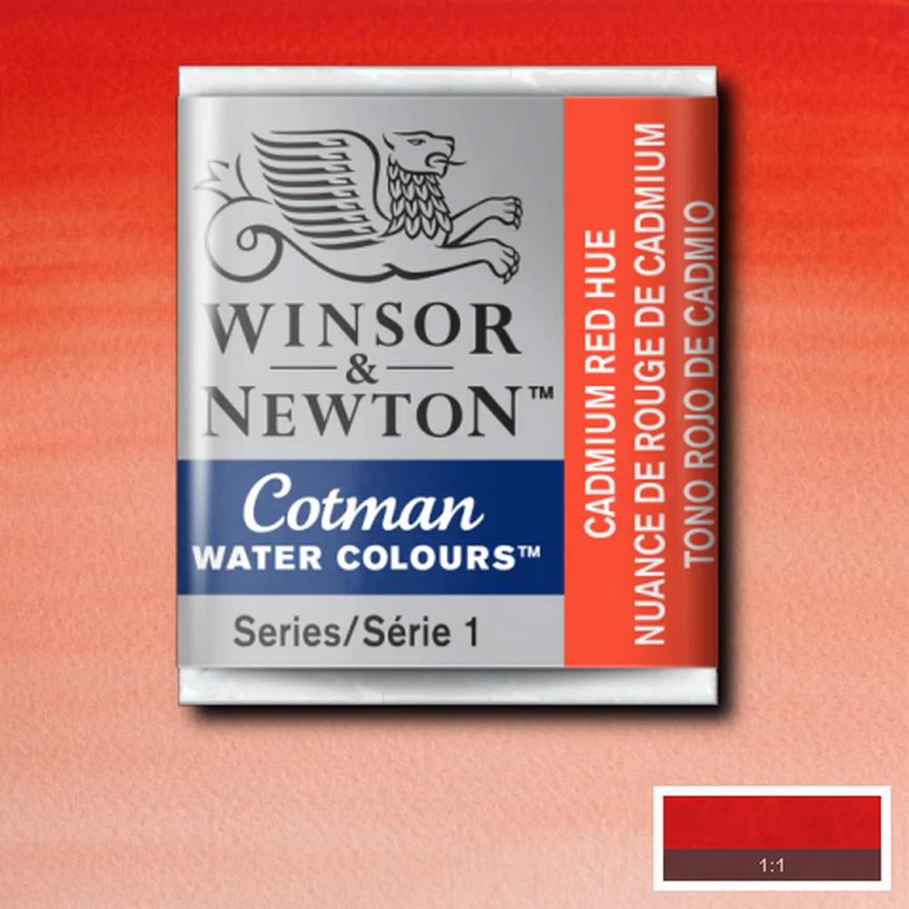 Cotman Watercolour - Cadmium Red Hue
