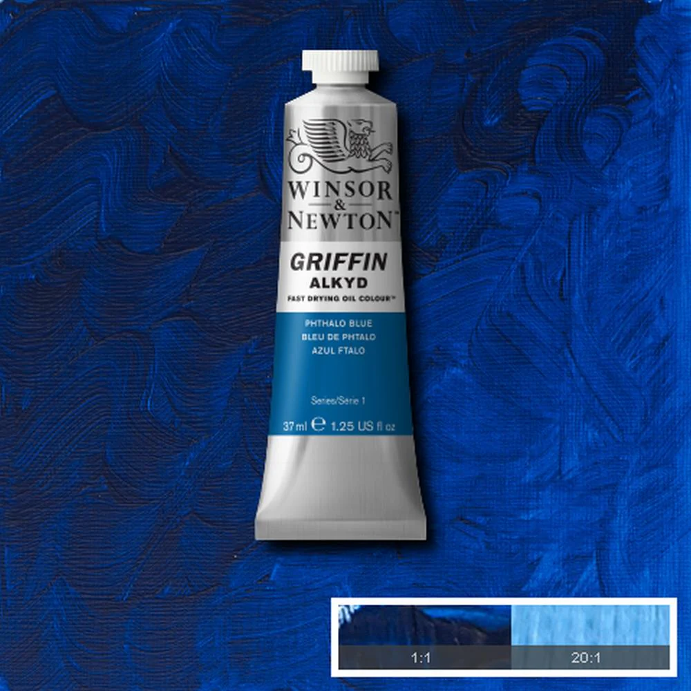 Griffin Alkyd Fast Drying Oil Colour - Phthalo Blue