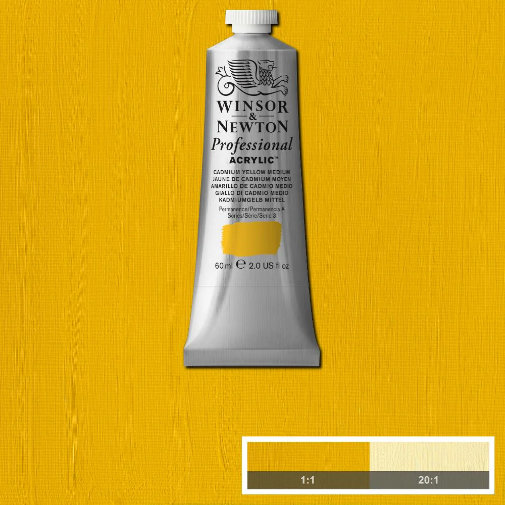 Professional Acrylic - Cadmium Yellow Medium