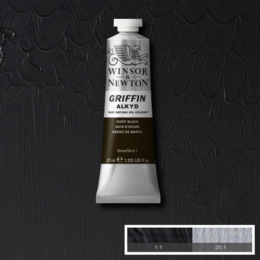 Griffin Alkyd Fast Drying Oil Colour - Ivory Black