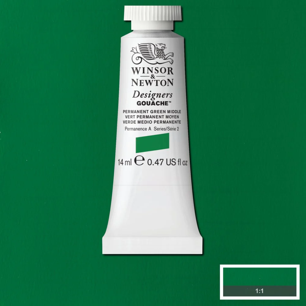 Designers Gouache - Permanent Green Middle