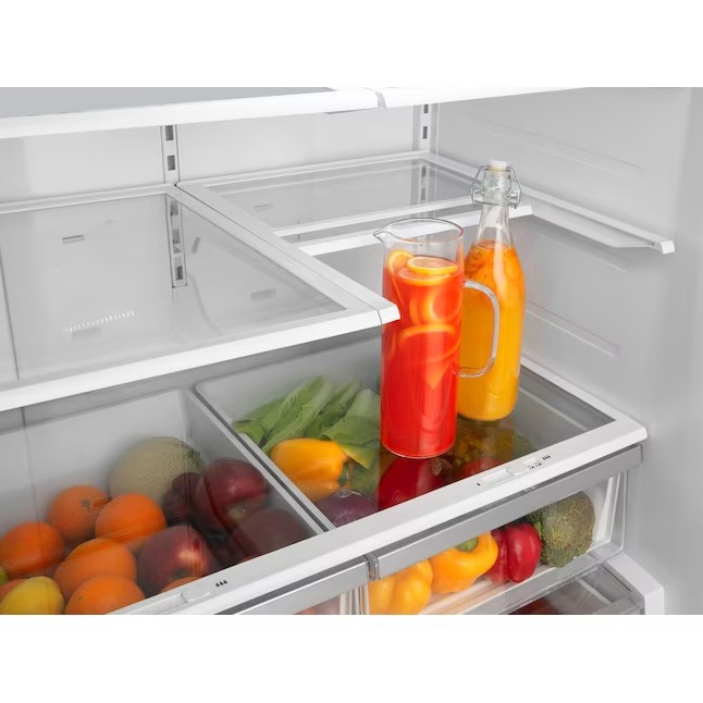 Hisense 26.6-cu ft French Door Refrigerator with Ice Maker (Fingerprint Resistant Stainless Steel) ENERGY STAR