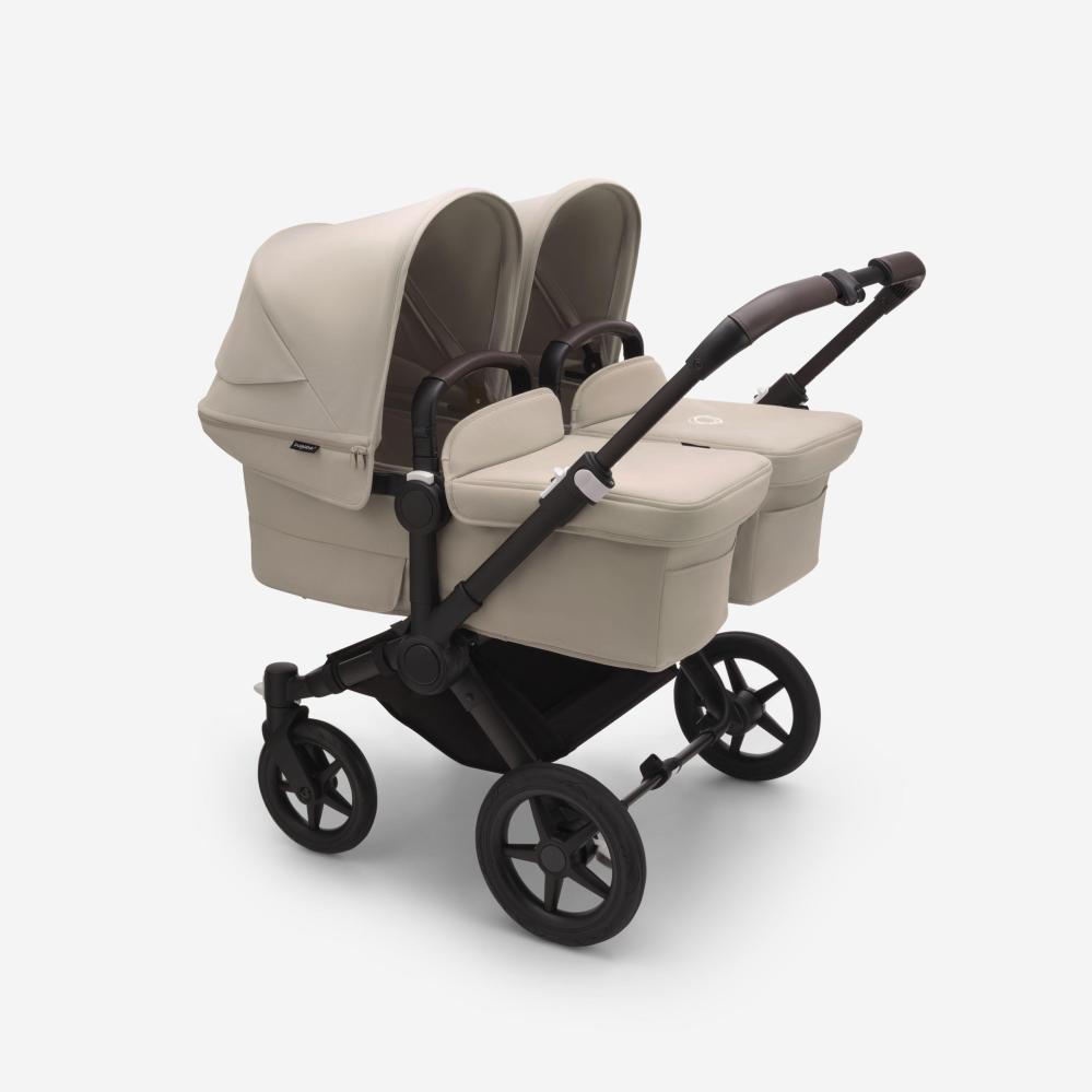 Bugaboo Donkey 5 Twin 2-in-1 Stroller Set Black/Desert Taupe, Desert Taupe