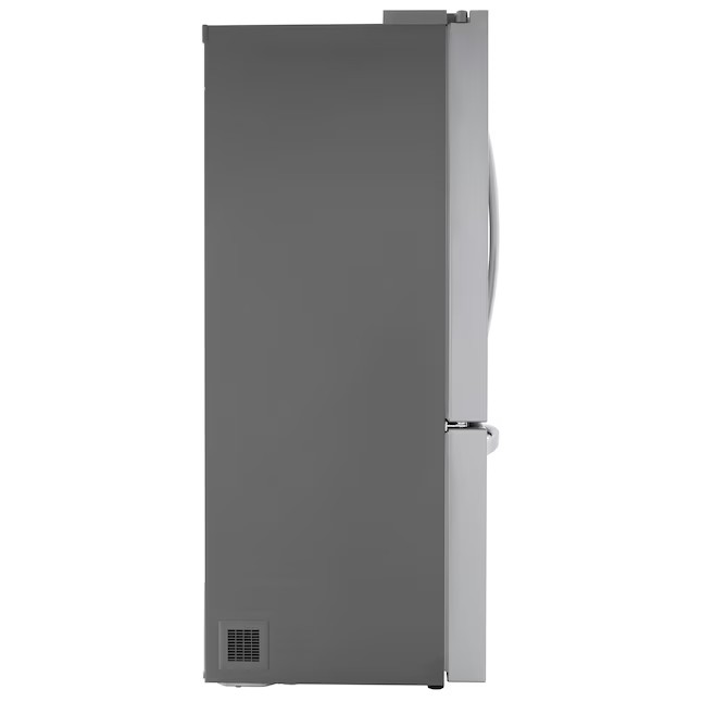 LG Counter-Depth MAX 26.5-cu ft Counter-depth Smart French Door Refrigerator with Ice Maker (Stainless Steel) ENERGY STAR