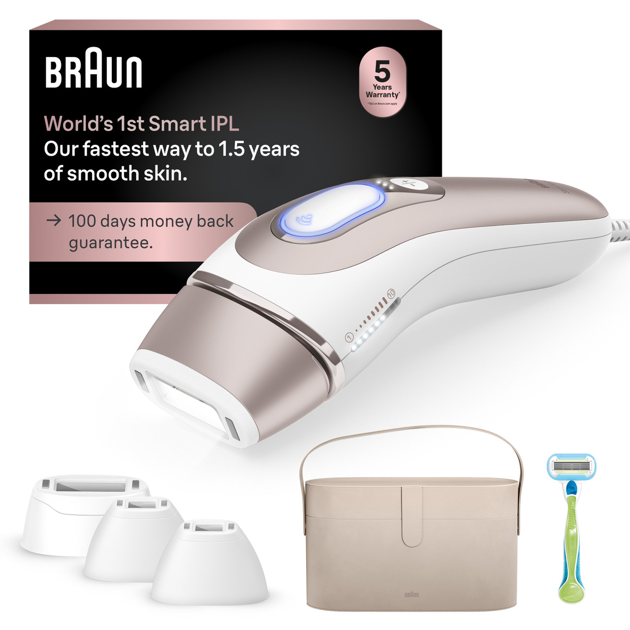 Braun Skin i·expert Smart IPL Laser Hair Removal, PL7387