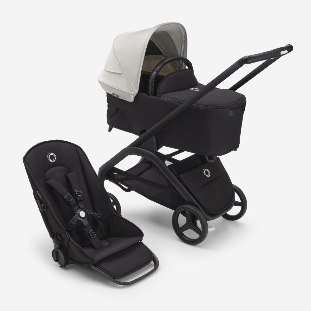 Bugaboo Dragonfly Stroller Set Mist White/Midnight Black/Black
