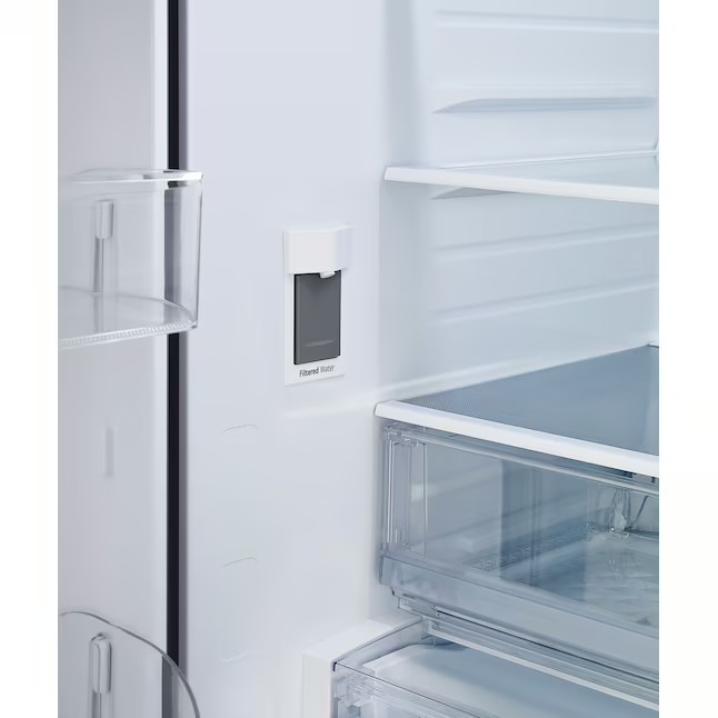 LG Counter-Depth MAX 26.5-cu ft Counter-depth Smart French Door Refrigerator with Ice Maker (Stainless Steel) ENERGY STAR