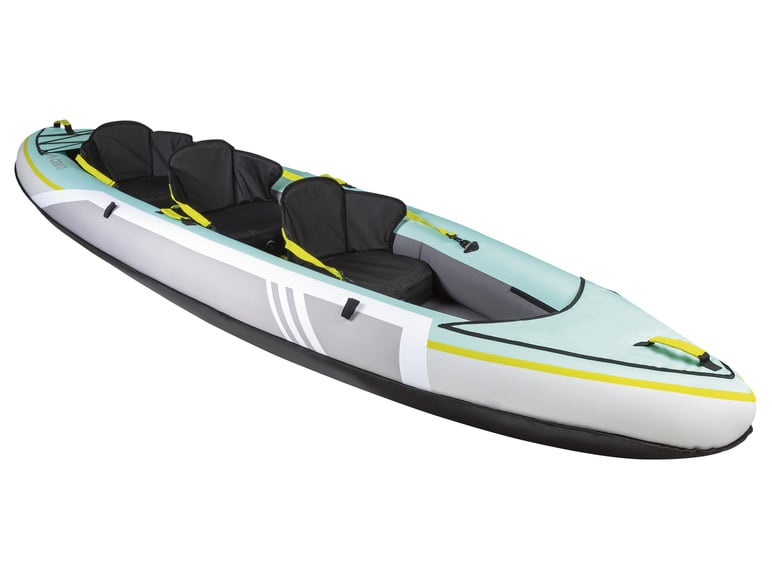 CRIVIT 3-Sitzer-Touring-Kajak, aufblasbar