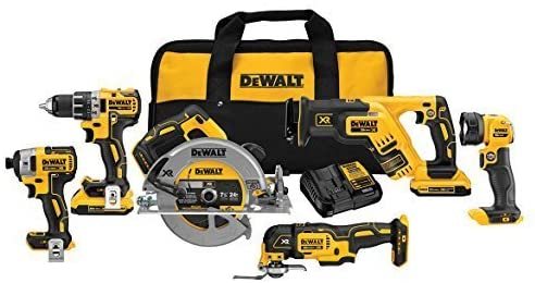 DEWALT 20V MAX XR Brushless Combo Kit, Compact 6 Tool (DCK684D2)