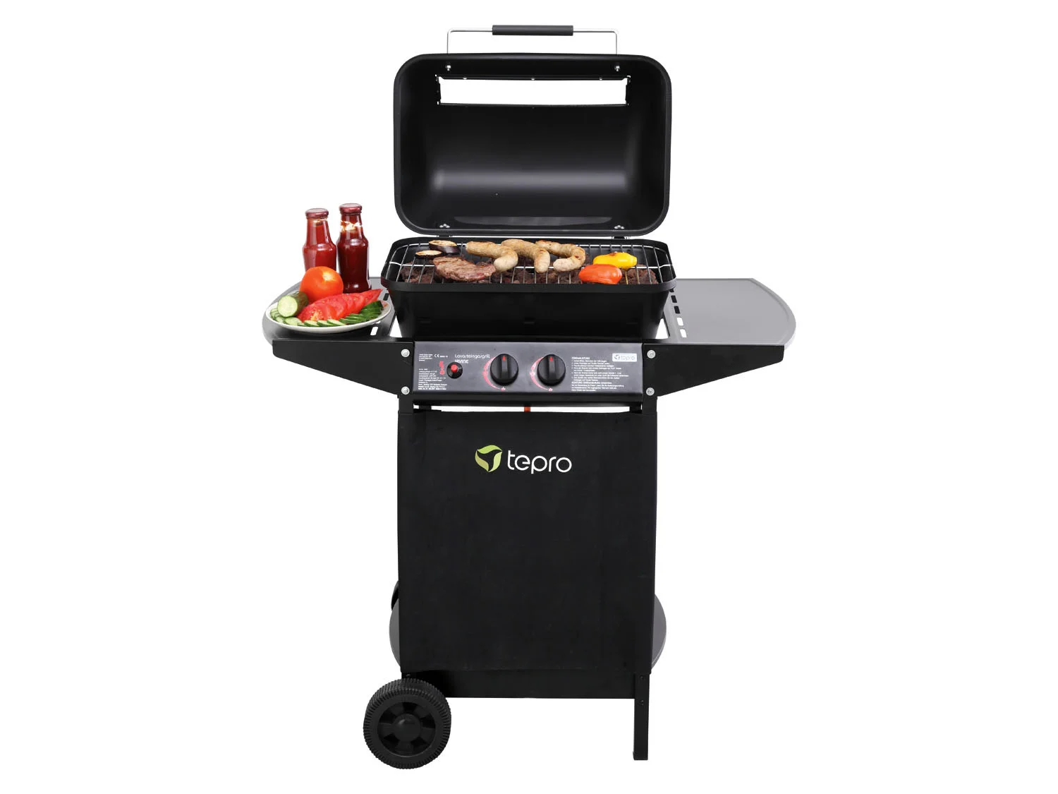 Lavasteingasgrill »Irvine«, 5,4 kW, mit Piezo-Zündung