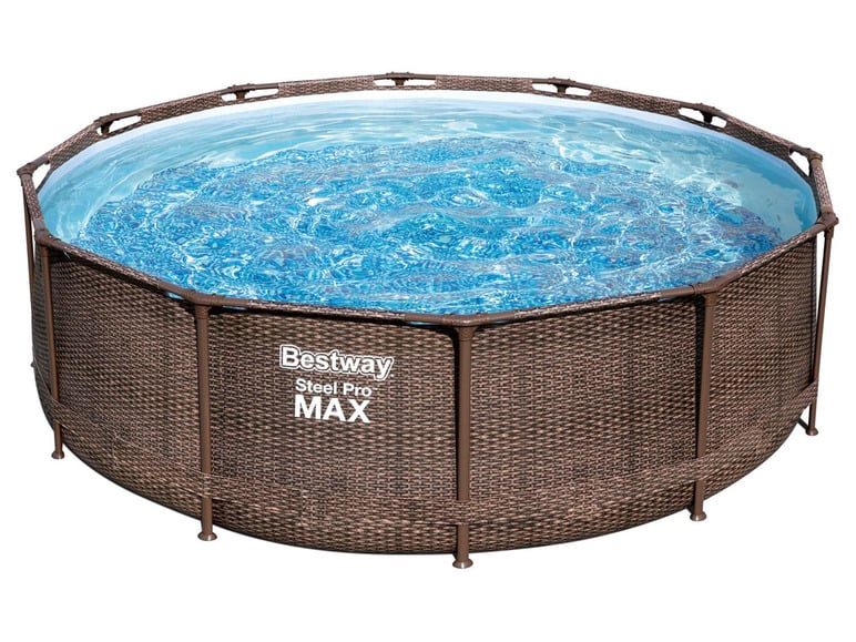 Bestway »Steel Pro Max™ DELUXE SERIES™« Framepool-Set, mit Filterpumpe und Leiter