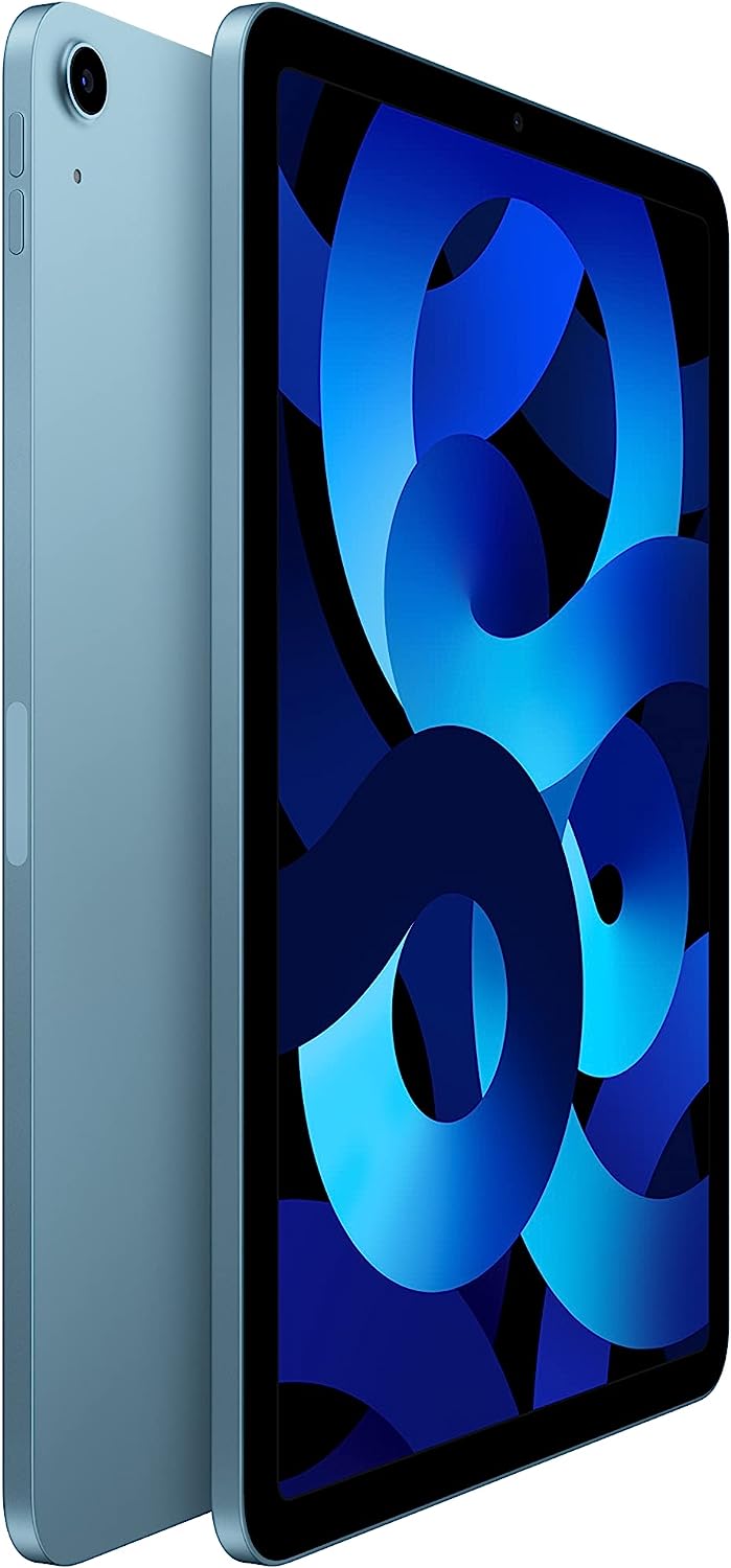 Apple iPad Air (5th Generation): with M1 chip, 10.9-inch Liquid Retina Display, Wi-Fi 6, 12MP front/12MP Back Camera, Touch ID, All-Day Battery Life – Purple