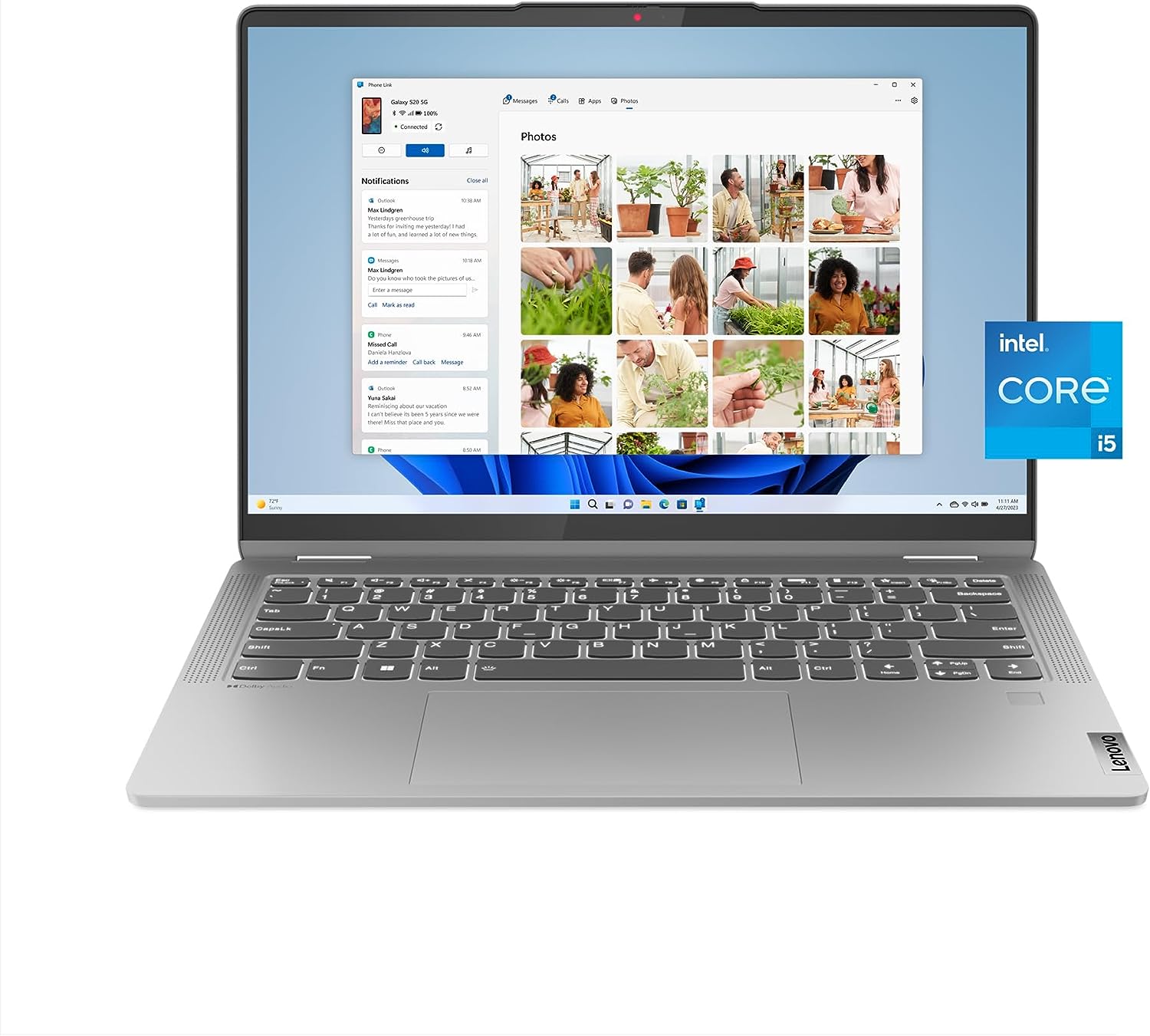 Lenovo IdeaPad Flex 5i - (2023) - Everyday Notebook - 2-in-1 Laptop Computer - Windows 11-14