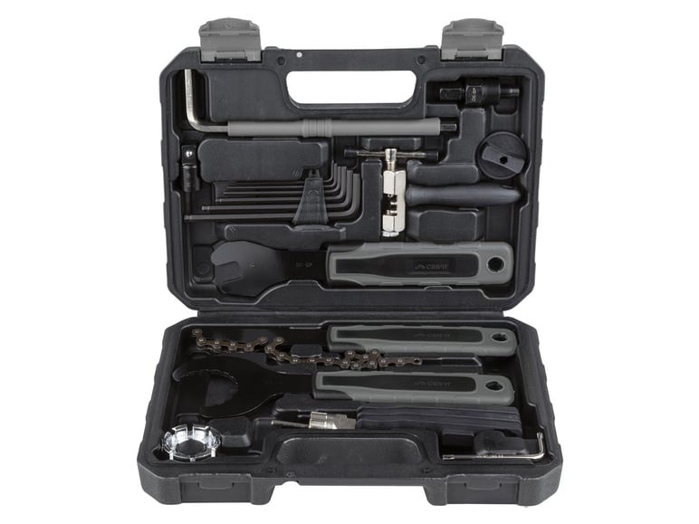 CRIVIT Fahrradwerkzeugkoffer, 20-teilig, Modell 2023