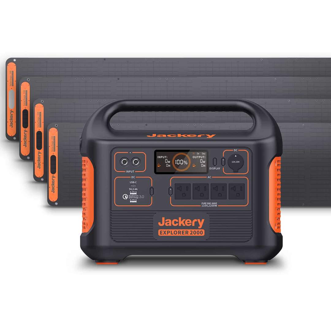 Jackery Solar Generator 2000 (Jackery 2000 + 4 x SolarSaga 200W)