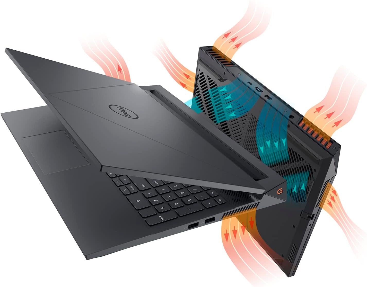 Dell G15 5530 Gaming Laptop - 15.6-inch FHD (1920x1080) Display, Intel Core i7-13650HX, 16GB DDR5 RAM, 1TB SSD, NVIDIA GeForce RTX 4060 8GB GDDR6, Windows 11 Home, Service - Dark Shadow Gray