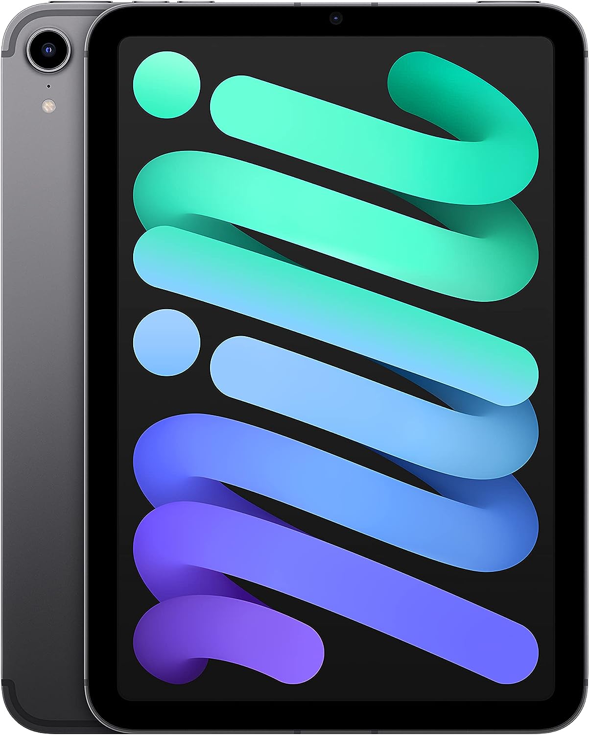 Apple iPad Mini (6th Generation): with A15 Bionic chip, 8.3-inch Liquid Retina Display, Wi-Fi 6, 12MP front/12MP Back Camera, Touch ID, All-Day Battery Life