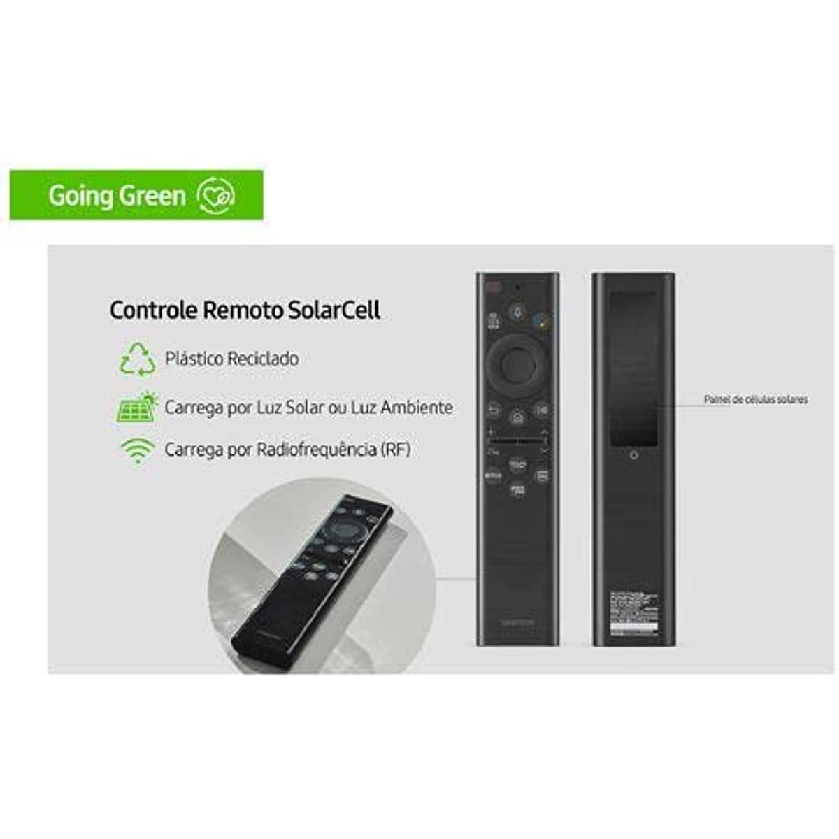 Smart TV LED 60' 4K UHD Samsung 60BU8000 - Wifi, HDMI, USB