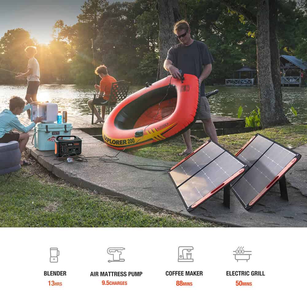 Jackery Solar Generator 1000 (Jackery 1000 + 2 x SolarSaga 100W)