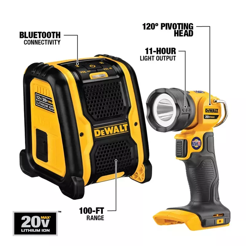 DEWALT 18V Li-Ion Cordless Combo Kit(28-TOOL)