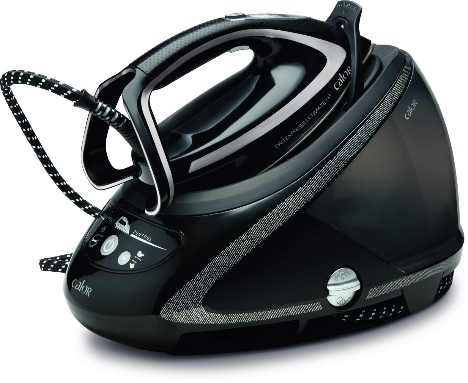 Calor PRO EXPRESS ULTIMATE PURE+ Steam Generator Professional Technology High Pressure Pressing Function Up to 650 g/min GV9610C0