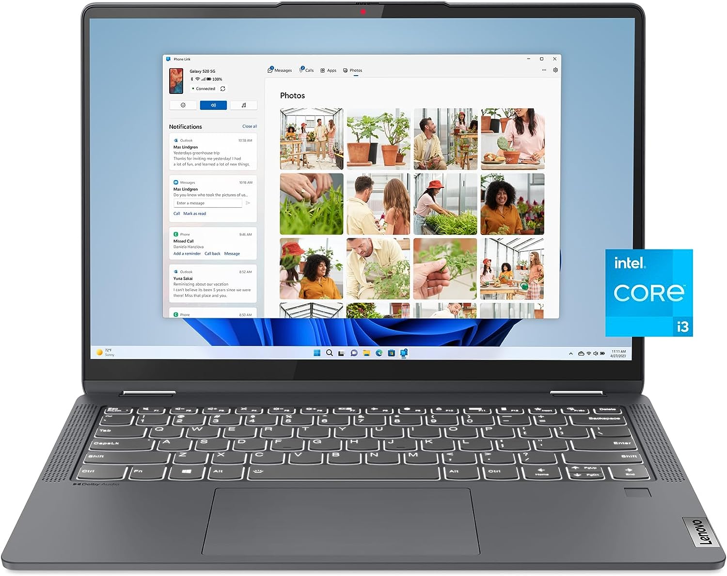 Lenovo IdeaPad Flex 5i - (2023) - Everyday Notebook - 2-in-1 Laptop Computer - Windows 11-14