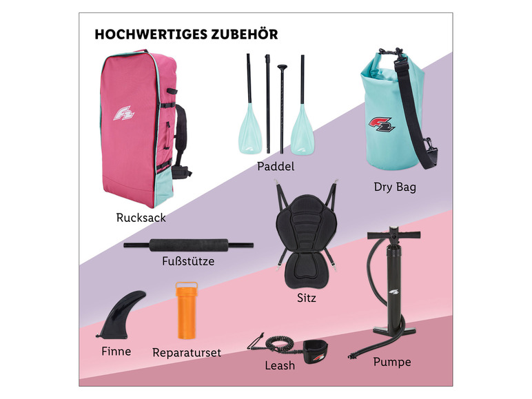 F2 SUP-Board »Allround SE 10'6''«, mit Doppelkammer-System