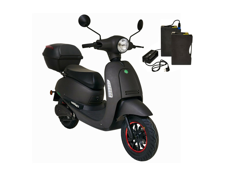 GreenStreet Elektroroller SEED Plus 1200 W 45 km/h inkl. 2 Akkus und Topcase