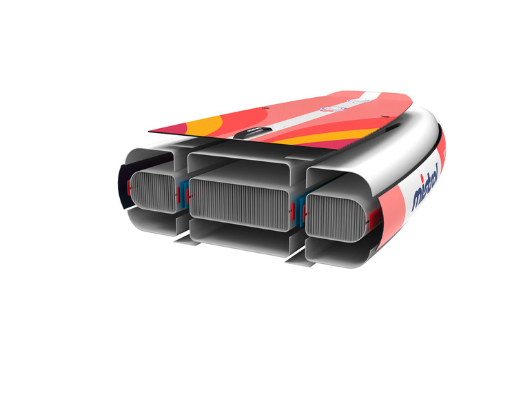 Mistral Mistral SUP Allround-Vivid mit Doppelkammersystem, 2-in-1, aufblasbar