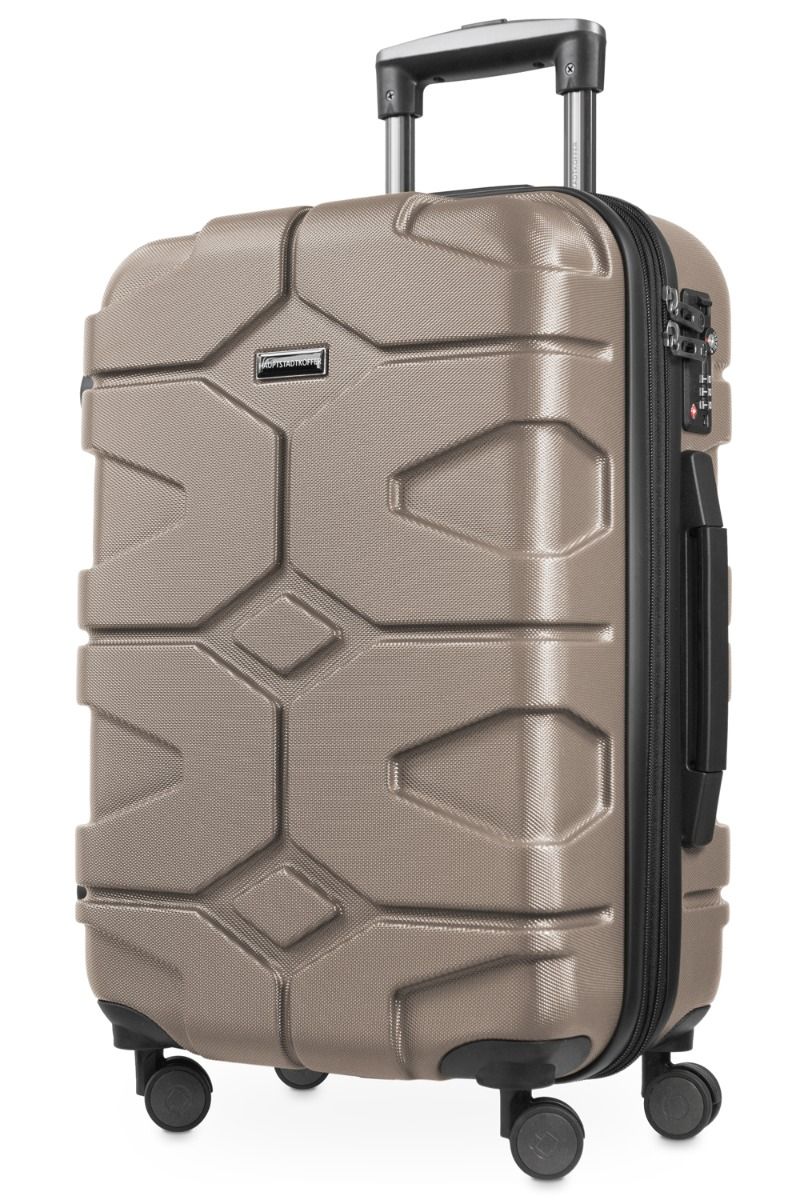X-Kölln - hand luggage suitcase, hard shell autumn gold, TSA, 55 cm, 42-50 liters