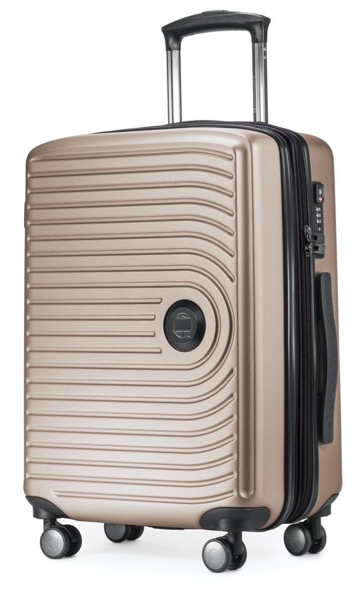 MITTE – hand luggage hard shell champagne matt, TSA, 55 cm, 55 liters