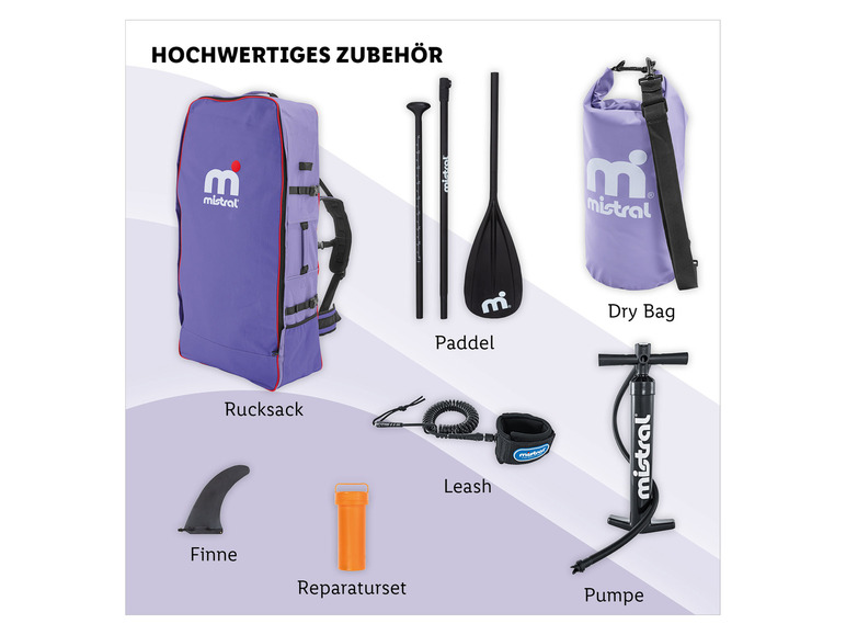 Mistral SUP »Yoga 11 Zoll« mit Doppelkammer-System