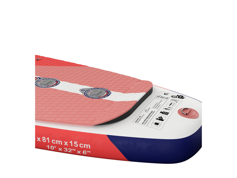 Mistral Mistral SUP Allround-Vivid mit Doppelkammersystem, 2-in-1, aufblasbar