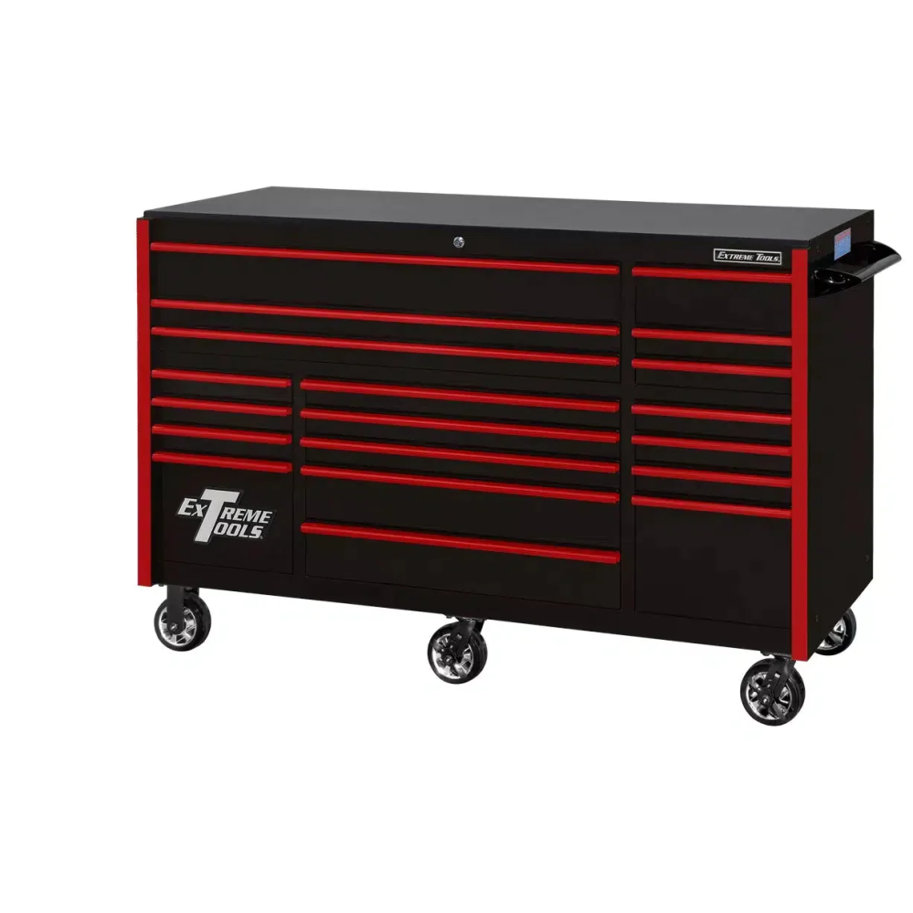 Extreme Tools Rx Series Roller Cabinet 72 X 30 Black