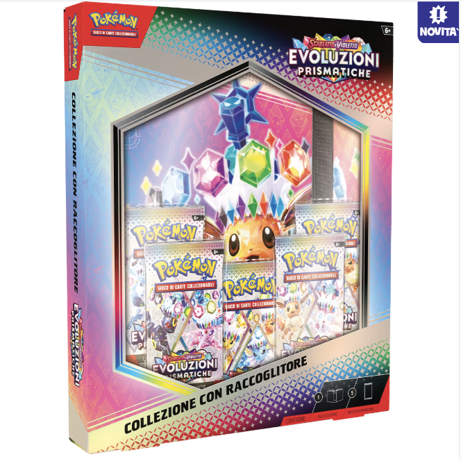 Collezione con raccoglitore dell'espansione scarlatto e violetto – evoluzioni prismatiche